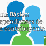 Quiz Básico: Dependientes de un contribuyente