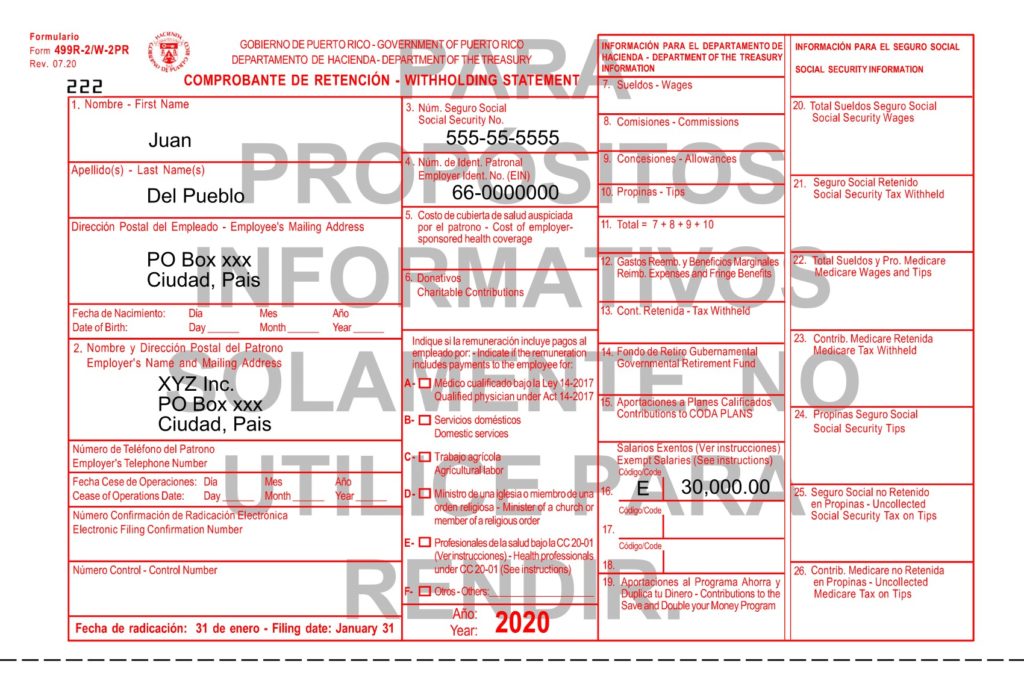 Jóvenes menores de 27 años no olviden revisar sus Comprobantes de Retención W-2 21