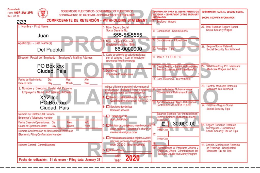 Jóvenes menores de 27 años no olviden revisar sus Comprobantes de Retención W-2 3
