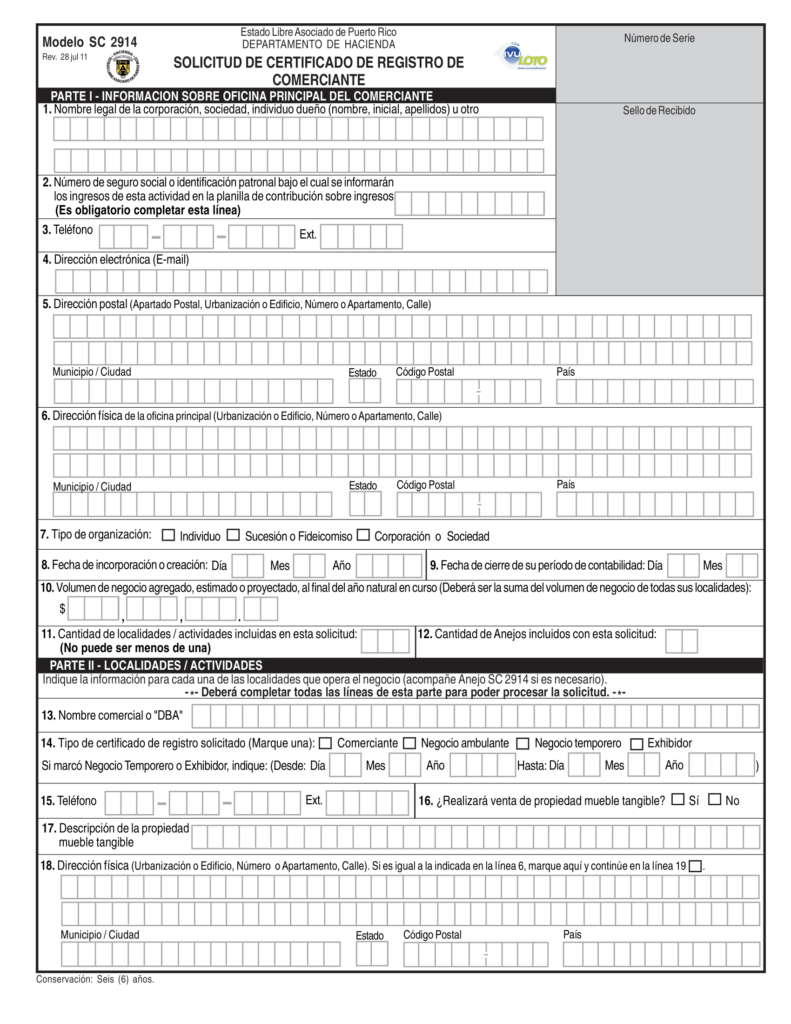 Certificado de Registro de Comerciantes 1